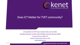 Does ICT Matter for TVET community?