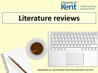 Mastering the Art of Literature Reviews