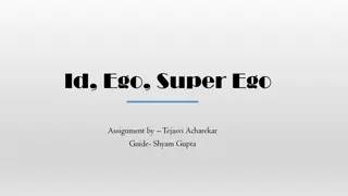 Freud's Theory of Id, Ego, and Superego