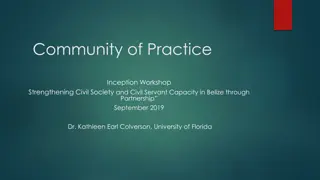 Strengthening Civil Society and Civil Servant Capacity Through Community of Practice Workshop