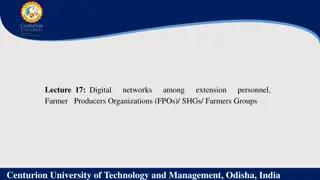 Enhancing Agricultural Networks Through Digital Platforms