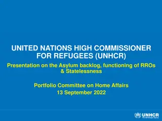 Update on UNHCR's Asylum Appeals Backlog Project in South Africa