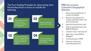 Four Guiding Principles for Effective Partnership Area Selection