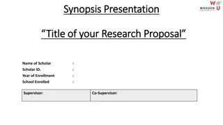 Research Proposal: Objectives and Results Evaluation