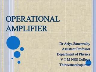 Understanding Operational Amplifiers and Their Applications