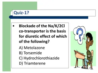 Diuretic Mechanisms and Medications: Quiz Questions and Answers