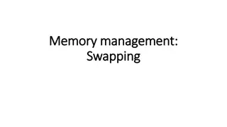 Memory Management and Swapping Techniques