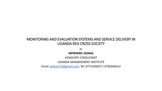 Monitoring and Evaluation Systems in Uganda Red Cross Society