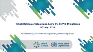 Rehabilitation Considerations During the COVID-19 Outbreak