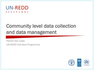 Community-Based Data Collection and Forest Management for REDD+ Initiatives