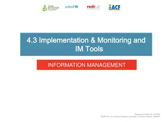 Challenges in Monitoring and Implementation of Humanitarian Programmes