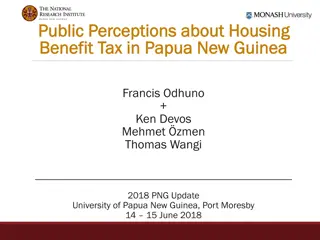 Public Perceptions of Housing Benefit Tax in Papua New Guinea