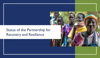 Partnership for Recovery and Resilience: Building Blocks and Engagement Process