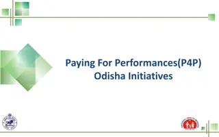 Paying for Performances (P4P) Initiative in Odisha: Improving HRH Capacity