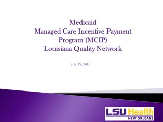 Implementing Managed Care Incentive Program for Healthcare Networks