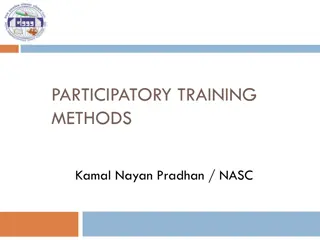 Participatory Training Methods Overview