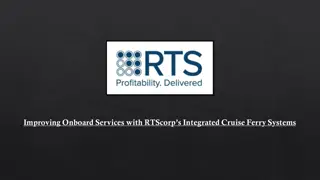 Improving Onboard Services with RTScorp’s Integrated Cruise Ferry Systems