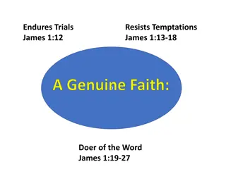 Living a Faithful Life According to the Book of James