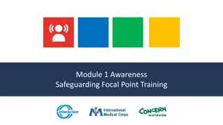 Safeguarding Focal Point Training Overview