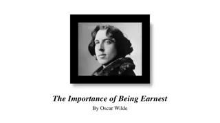 The Importance of Being Earnest by Oscar Wilde