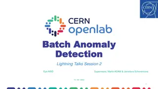 Efficient Anomaly Detection for Batch Systems Using Machine Learning