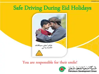 Safe Driving Tips for Eid Holidays