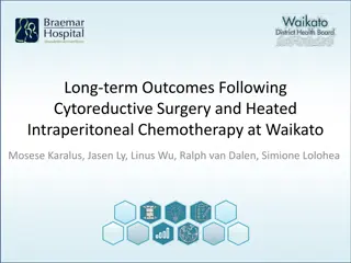 Long-Term Outcomes of Cytoreductive Surgery and HIPEC at Waikato Hospital