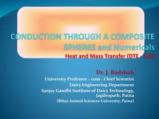 Thermal Conduction Analysis in Composite Sphere and Cylinder