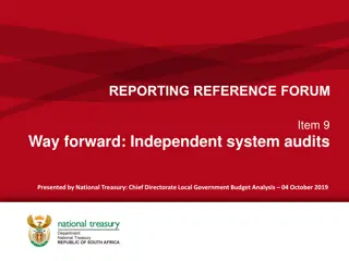 Legislative Requirements for Independent System Audits in Local Government