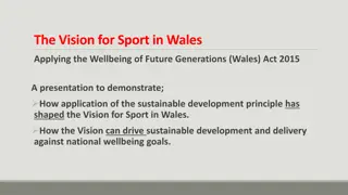 Sustainable Development in Sport: The Vision for Wales