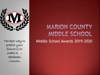 Marion County Middle School Awards 2019-2020