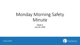 Monday Morning Safety Minute: COVID-19 Prevention Guidelines