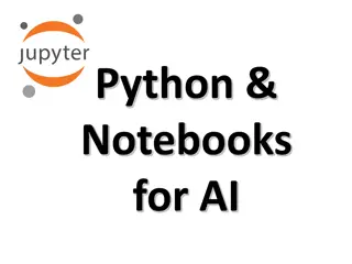 Python Notebooks for AI: Rapid Development and Exploration