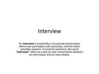 Different Types of Interviews