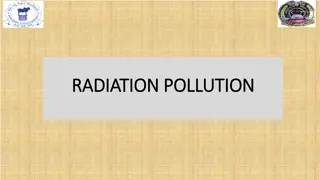 Radiation Pollution and Its Sources