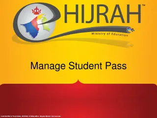 Student Pass Management System Overview