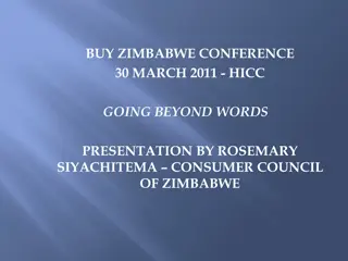 Empowering Zimbabwe Through Buy Zimbabwe Campaign