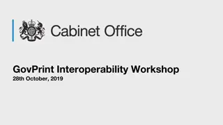 Exploring Interoperability in Government Printing Workshops