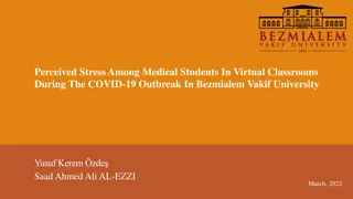 Perceived Stress Among Medical Students in Virtual Classrooms During the COVID-19 Outbreak