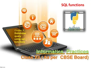 SQL Functions for Database Queries