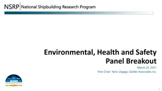 Environmental Health and Safety Panel Breakout Meeting Highlights