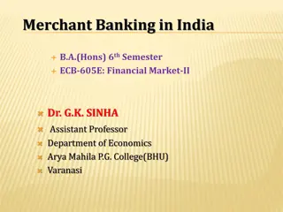 Overview of Merchant Banking in India