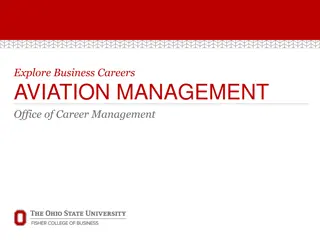 Careers in Aviation Management