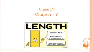 Length Measurement in Class IV: Chapter V