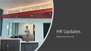 Educational Institution HR Updates and Staff Changes