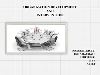 Organization Development and Interventions Overview