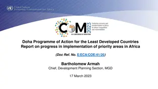 Progress in Implementing Priority Areas for Least Developed Countries in Africa