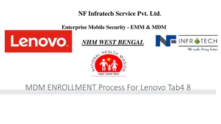 NF Infratech Service Pvt. Ltd. Mobile Security Enrollment Process