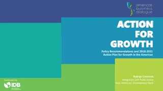 Action Plan for Growth in the Americas with ABD Working Groups