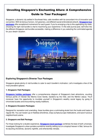 Singapore package from India